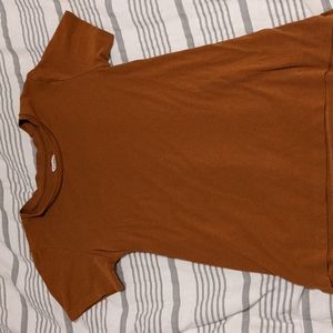 Mustard orange tee